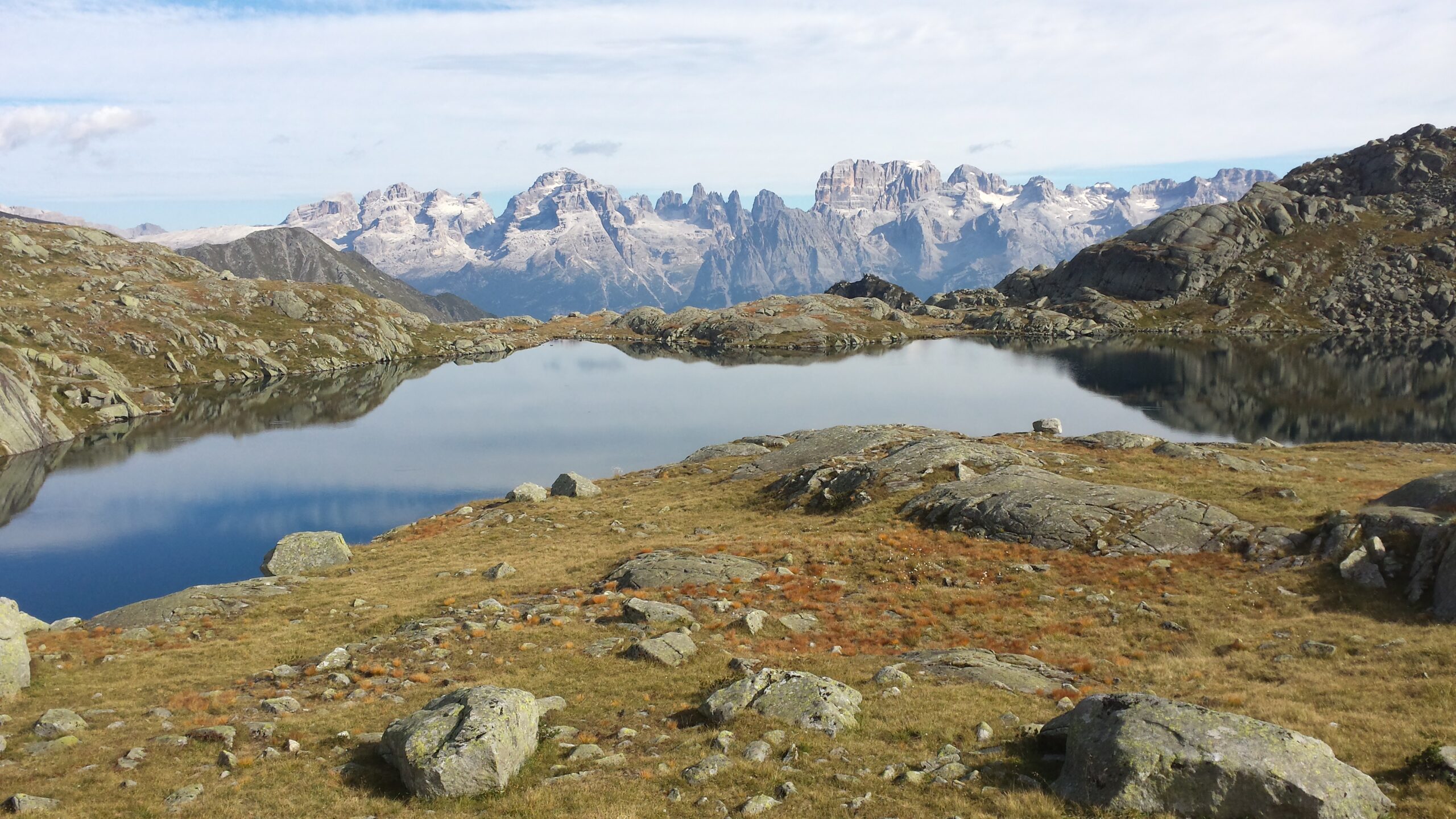 Trekking to lake Nero and Segantini refuge