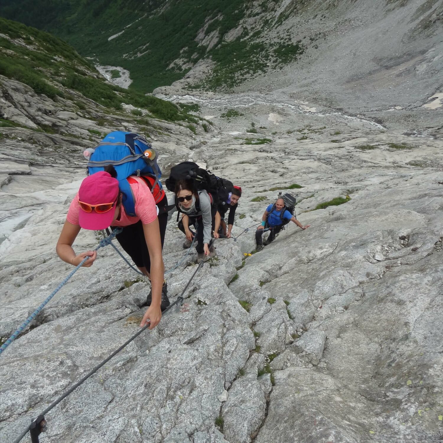 Lobbia refuge and  Cresta Croce